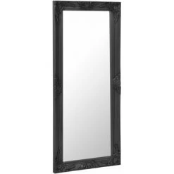 ASUPERMALL Miroir Mural Style Baroque 50x120 Cm Noir -Miroir Soldes Boutique 29055011 2