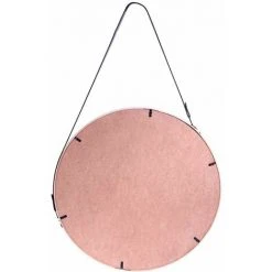 THE HOME DECO FACTORY Miroir Rond Avec Anse Imitation Cuir Barber 50 Cm - Beige - Beige 8 THE HOME DECO FACTORY Miroir Rond Avec Anse Imitation Cuir Barber 50 Cm - Beige - Beige -Miroir Soldes Boutique 29200448 3