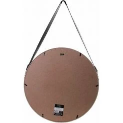 THE HOME DECO FACTORY Miroir Rond Avec Anse Imitation Cuir Barber 50 Cm - Beige - Beige 9 THE HOME DECO FACTORY Miroir Rond Avec Anse Imitation Cuir Barber 50 Cm - Beige - Beige -Miroir Soldes Boutique 29200448 4