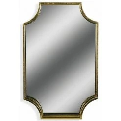 HOME Miroir Mural Métal (70 X 45 X 7 Cm)