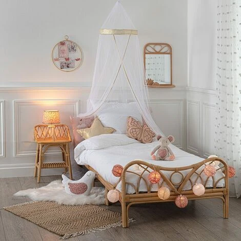 ATMOSPHERA CRÉATEUR D'INTÉRIEUR Miroir étagère Rotin - Beige 4 ATMOSPHERA CRÉATEUR D'INTÉRIEUR Miroir étagère Rotin - Beige – Image 2