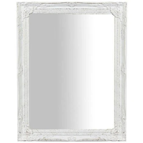 BISCOTTINI Miroir Suspendu Vertical/horizontal L36xPR3xH47 Cm Finition Antique Blanche 3 BISCOTTINI Miroir Suspendu Vertical/horizontal L36xPR3xH47 Cm Finition Antique Blanche