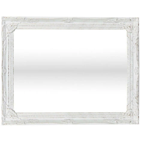 BISCOTTINI Miroir Suspendu Vertical/horizontal L36xPR3xH47 Cm Finition Antique Blanche 4 BISCOTTINI Miroir Suspendu Vertical/horizontal L36xPR3xH47 Cm Finition Antique Blanche – Image 2