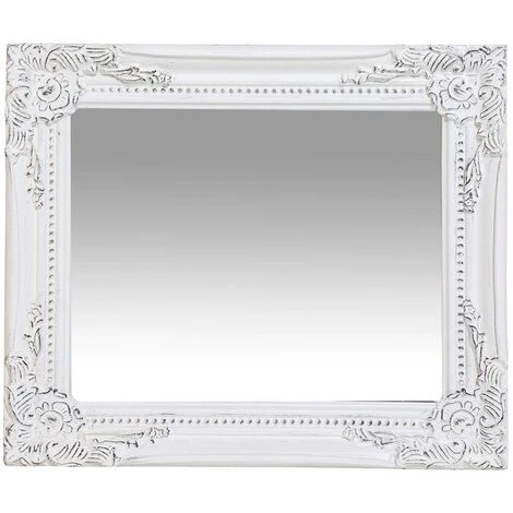 BISCOTTINI Miroir Suspendu Pour Suspension Verticale/horizontale L27xPR3xH32 Cm Blanc Finition Antique Blanc 5 BISCOTTINI Miroir Suspendu Pour Suspension Verticale/horizontale L27xPR3xH32 Cm Blanc Finition Antique Blanc – Image 3