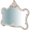 BISCOTTINI Miroir Mural En Bois, Finition Blanc Antique, , L71XPR5XH82 Cm Made In Italy -Miroir Soldes Boutique 30061378 1