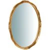 BISCOTTINI Miroir Murale En Bois Affichage Verticale/horizontale Finition Feuille Or Vieilli Aux Dimensions L53 XPR3,5 XH72 -Miroir Soldes Boutique 30061381 1