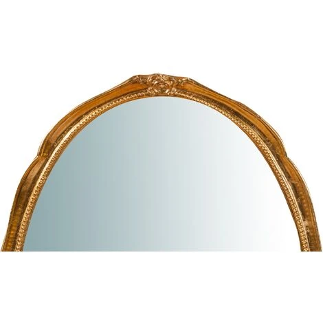 BISCOTTINI Miroir Murale En Bois Affichage Verticale/horizontale Finition Feuille Or Vieilli Aux Dimensions L53 XPR3,5 XH72 6 BISCOTTINI Miroir Murale En Bois Affichage Verticale/horizontale Finition Feuille Or Vieilli Aux Dimensions L53 XPR3,5 XH72 – Image 4