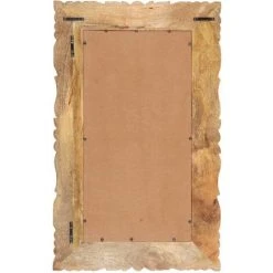 VidaXL Miroir 80x50 Cm Bois De Manguier Massif - Brun -Miroir Soldes Boutique 30358795 3