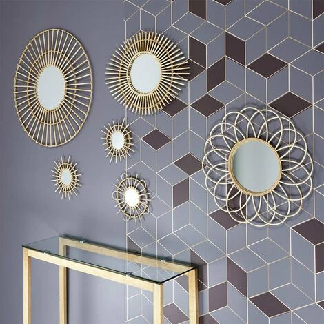 THE HOME DECO FACTORY Miroir Rotin Ovale D58 - Beige 5 THE HOME DECO FACTORY Miroir Rotin Ovale D58 - Beige – Image 3