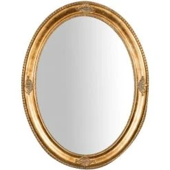 BISCOTTINI Miroir Mural Suspendu Vertical/horizontal L64xPR3xH84 Cm Finition Or Antique -Miroir Soldes Boutique 31128708 2