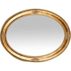 BISCOTTINI Miroir Mural Suspendu Vertical/horizontal L64xPR3xH84 Cm Finition Or Antique -Miroir Soldes Boutique 31128708 3