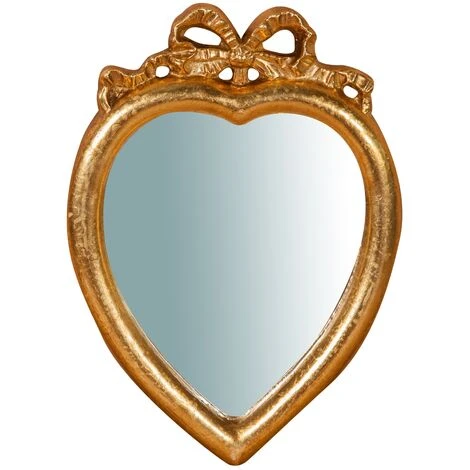 BISCOTTINI Miroir Murale En Bois Finition Feuille Or Vieilli Aux Dimensions L20XPR2XH28 Cm Made In Italy 4 BISCOTTINI Miroir Murale En Bois Finition Feuille Or Vieilli Aux Dimensions L20XPR2XH28 Cm Made In Italy – Image 2