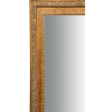 BISCOTTINI Miroir Sur Pied L40xPR3xH140 Cm, Finition Dorée Antique 6 BISCOTTINI Miroir Sur Pied L40xPR3xH140 Cm, Finition Dorée Antique – Image 4