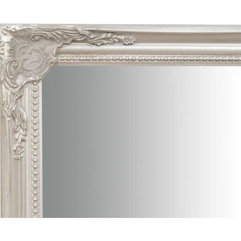 BISCOTTINI Miroir Mural Et Suspendu Vertical/horizontal L60xPR4xH90 Cm Finition Argent Antique 4 BISCOTTINI Miroir Mural Et Suspendu Vertical/horizontal L60xPR4xH90 Cm Finition Argent Antique – Image 2