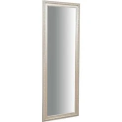 BISCOTTINI Miroir Vertical/horizontal Mural Et Suspendu L50xPR4xH140 Cm Finition Argent Antique