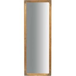 BISCOTTINI Miroir Mural Et Miroir Suspendu Vertical/horizontal L50xPR4xH140 Cm Finition Or Antique -Miroir Soldes Boutique 31561909 2