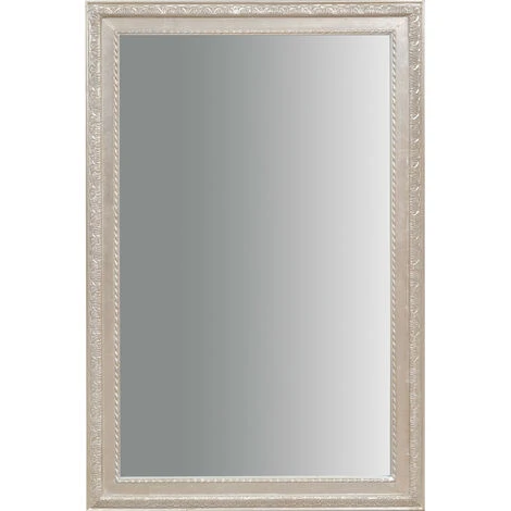 BISCOTTINI Miroir Mural Et Suspendu Vertical/horizontal L60xPR4xH90 Cm Finition Argent Antique 4 BISCOTTINI Miroir Mural Et Suspendu Vertical/horizontal L60xPR4xH90 Cm Finition Argent Antique – Image 2