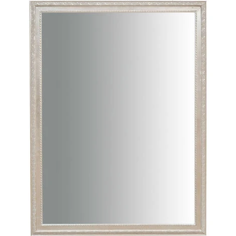 BISCOTTINI Miroir Mural Et Miroir Suspendu Vertical/horizontal L90xPR4xH120 Cm Finition Argentée Antique 4 BISCOTTINI Miroir Mural Et Miroir Suspendu Vertical/horizontal L90xPR4xH120 Cm Finition Argentée Antique – Image 2