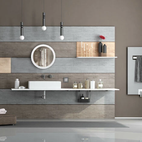 Relaxdays Miroir Mural Rond, Miroir à Accrocher, Salon, Salle De Bain & WC, ∅ Env. 50,5 Cm Avec Cadre, Doré 5 Relaxdays Miroir Mural Rond, Miroir à Accrocher, Salon, Salle De Bain & WC, ∅ Env. 50,5 Cm Avec Cadre, Doré – Image 3