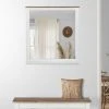 WOMO DESIGN Miroir Mural Bois Massif De Manguier Design Classique Xi'an 80x76cm WOMO-DESIGN® -Miroir Soldes Boutique 32291265 1