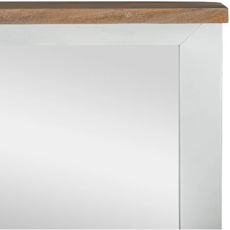 WOMO DESIGN Miroir Mural Bois Massif De Manguier Design Classique Xi'an 80x76cm WOMO-DESIGN® 5 WOMO DESIGN Miroir Mural Bois Massif De Manguier Design Classique Xi'an 80x76cm WOMO-DESIGN® – Image 3