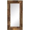 DéCOSHOP26 Miroir Mural En Bois De Récupération Massif 50 X 110 Cm - Noir 2 DéCOSHOP26 Miroir Mural En Bois De Récupération Massif 50 X 110 Cm - Noir -Miroir Soldes Boutique 32510423 1