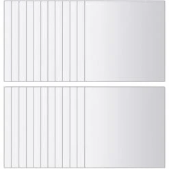 DéCOSHOP26 Set De 48 Carreaux De Miroir Carré Verre Avec Bandes Adhésives - Noir 8 DéCOSHOP26 Set De 48 Carreaux De Miroir Carré Verre Avec Bandes Adhésives - Noir -Miroir Soldes Boutique 32510425 2