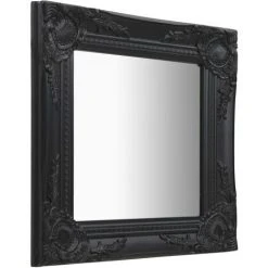 DéCOSHOP26 Miroir Mural Carré Style Baroque 40x40 Cm Noir - Noir 8 DéCOSHOP26 Miroir Mural Carré Style Baroque 40x40 Cm Noir - Noir -Miroir Soldes Boutique 32510439 2
