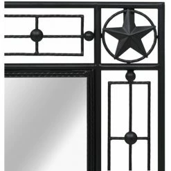 DéCOSHOP26 Miroir Mural Rectangulaire 60 X 110 Cm Noir - Noir -Miroir Soldes Boutique 32510441 4