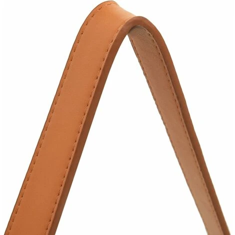 DéCOSHOP26 Miroir Mural Avec Sangle Marron 50 Cm Bois Doré - Marron 6 DéCOSHOP26 Miroir Mural Avec Sangle Marron 50 Cm Bois Doré - Marron – Image 4