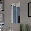 DéCOSHOP26 Set De 8 Carreaux De Miroir Avec Bandes Adhésives - Noir -Miroir Soldes Boutique 32510451 1