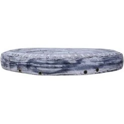 DéCOSHOP26 Miroir Mural Rond Blanc 50 Cm Pneu En Caoutchouc Recyclé - Blante -Miroir Soldes Boutique 32510452 3