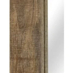DéCOSHOP26 Miroir Mural En Bois Massif De Manguier 50 X 110 Cm - Noir -Miroir Soldes Boutique 32510458 4