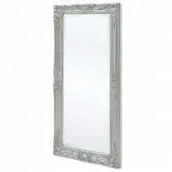 DéCOSHOP26 Miroir Mural Style Baroque 100 X 50 Cm Argenté - Argentéer 10 DéCOSHOP26 Miroir Mural Style Baroque 100 X 50 Cm Argenté - Argentéer -Miroir Soldes Boutique 32510469 4