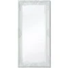 DéCOSHOP26 Miroir Mural Style Baroque 100 X 50 Cm Blanc - Blante 2 DéCOSHOP26 Miroir Mural Style Baroque 100 X 50 Cm Blanc - Blante -Miroir Soldes Boutique 32510471 1