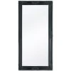 DéCOSHOP26 Miroir Mural Style Baroque 120 X 60 Cm Noir - Noir -Miroir Soldes Boutique 32510491 1