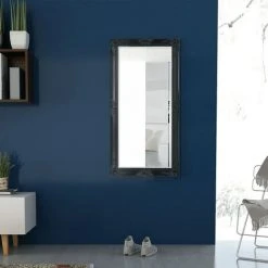 DéCOSHOP26 Miroir Mural Style Baroque 120 X 60 Cm Noir - Noir 9 DéCOSHOP26 Miroir Mural Style Baroque 120 X 60 Cm Noir - Noir -Miroir Soldes Boutique 32510491 3