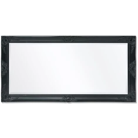 DéCOSHOP26 Miroir Mural Style Baroque 120 X 60 Cm Noir - Noir 7 DéCOSHOP26 Miroir Mural Style Baroque 120 X 60 Cm Noir - Noir – Image 5