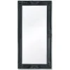 DéCOSHOP26 Miroir Mural Style Baroque 100 X 50 Cm Noir - Noir -Miroir Soldes Boutique 32510493 1