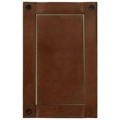 DéCOSHOP26 Miroir Mural En Bois De Récupération Massif 50 X 80 Cm - Noir -Miroir Soldes Boutique 32510497 5