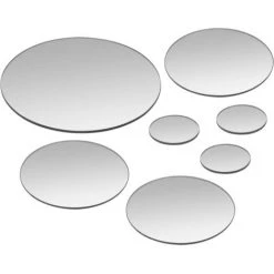 DéCOSHOP26 Set De 7 Miroirs Muraux Verre Rond Diverses Tailles - Noir -Miroir Soldes Boutique 32510499 4