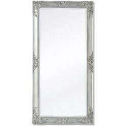 DéCOSHOP26 Miroir Mural Style Baroque 120 X 60 Cm Argenté - Argentéer