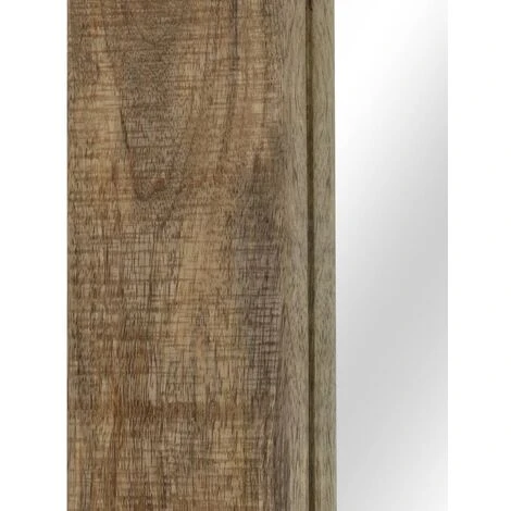 DéCOSHOP26 Miroir Mural Rectangulaire En Bois De Manguier Massif 50 X 80 Cm - Noir 6 DéCOSHOP26 Miroir Mural Rectangulaire En Bois De Manguier Massif 50 X 80 Cm - Noir – Image 4