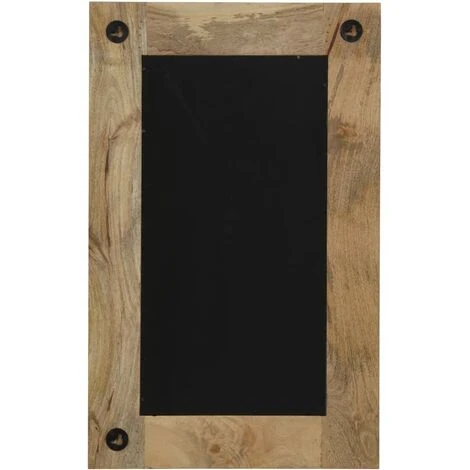 DéCOSHOP26 Miroir Mural Rectangulaire En Bois De Manguier Massif 50 X 80 Cm - Noir 7 DéCOSHOP26 Miroir Mural Rectangulaire En Bois De Manguier Massif 50 X 80 Cm - Noir – Image 5