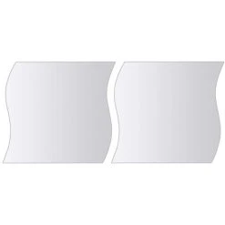 DéCOSHOP26 Set De 16 Carreaux De Miroir Multi-forme Verre Avec Bandes Adhésives - Or -Miroir Soldes Boutique 32510516 4