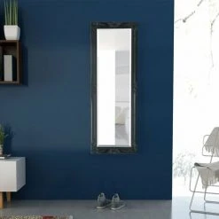 DéCOSHOP26 Miroir Mural Style Baroque 140 X 50 Cm Noir - Noir -Miroir Soldes Boutique 32510524 3