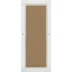 DéCOSHOP26 Miroir Mural Rectangulaire Style Baroque 50x120 Cm Argenté - Argentéer -Miroir Soldes Boutique 32510525 5