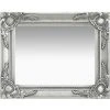 DéCOSHOP26 Miroir Mural Rectangulaire Style Baroque 50x40 Cm Argenté - Argentéer 1 DéCOSHOP26 Miroir Mural Rectangulaire Style Baroque 50x40 Cm Argenté - Argentéer -Miroir Soldes Boutique 32510526 1