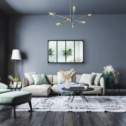 IDMARKET Miroir Verrière 4 Bandes Design Industriel 110X70 Cm 8 IDMARKET Miroir Verrière 4 Bandes Design Industriel 110X70 Cm -Miroir Soldes Boutique 32584776 3