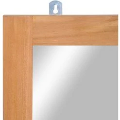 DéCOSHOP26 Miroir Mural Teck Massif 50 X 70 Cm - Noir -Miroir Soldes Boutique 32643875 5
